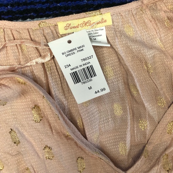 Sweet Magnolia Boho Ombré Maxi Dress - Picture 2 of 3